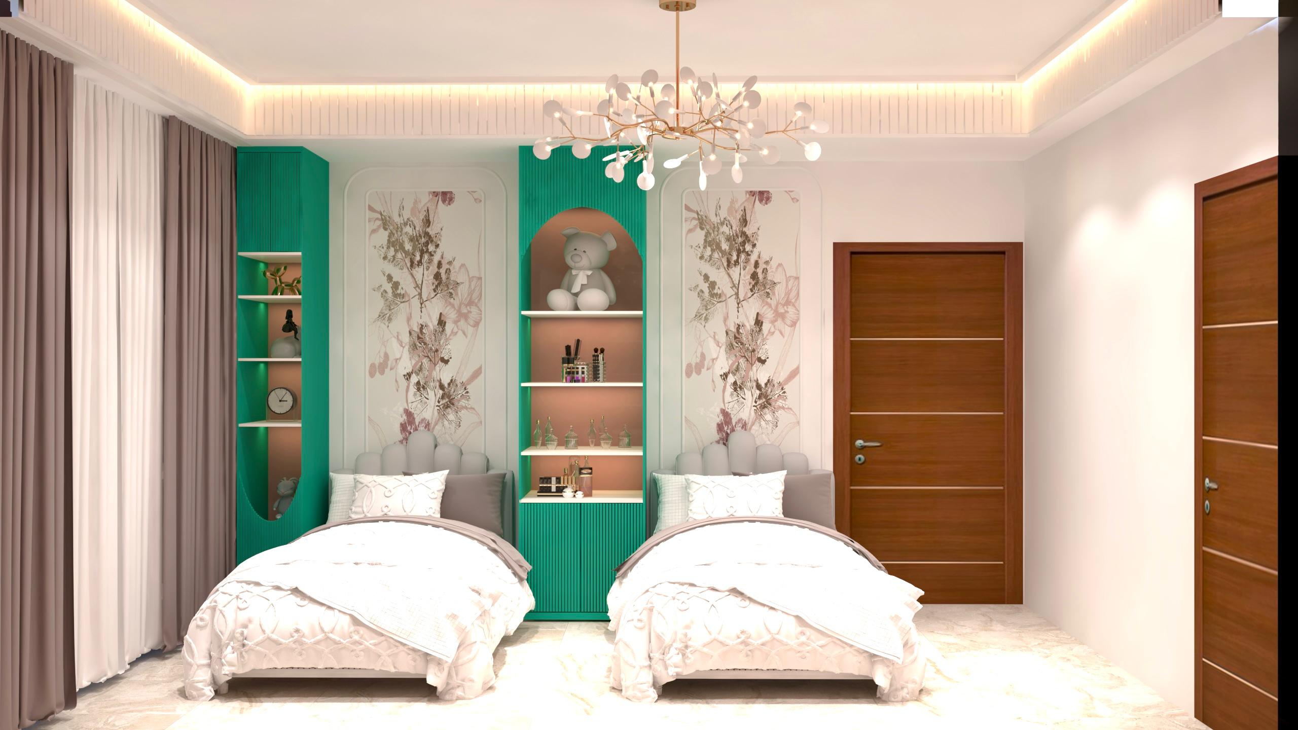 Kids room interior